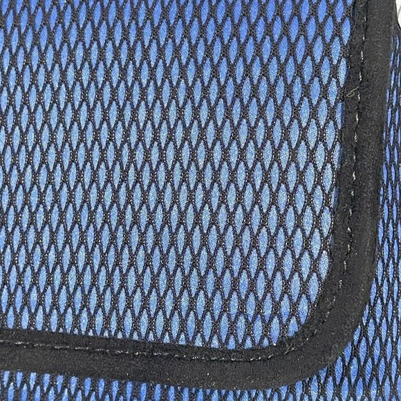 NEW STEVE MADDEN‎ BJEWEL FLAP WALLET BAG PURSE CLUTCH BLUE STITCH MSRP $58 - Picture 3 of 15